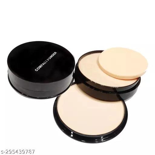 Trendy Beauty Matte Compact Powder 2 in 1 Beige For Dry & Oily Skin