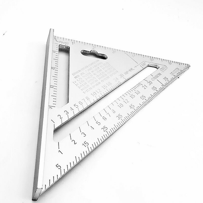 Light Weight Double Side Scale Triangle Measurement Hand Tool - Springkart 