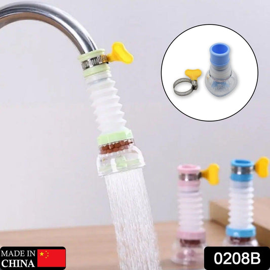 0208b 360 Adjustable Rotating Water Saving Nozzle Shower Head Faucet Multiple Types Of Output Water Valve Splash Regulator Filter Kitchen Tap Accessories Bathroom Use (1 Pc) - Springkart 