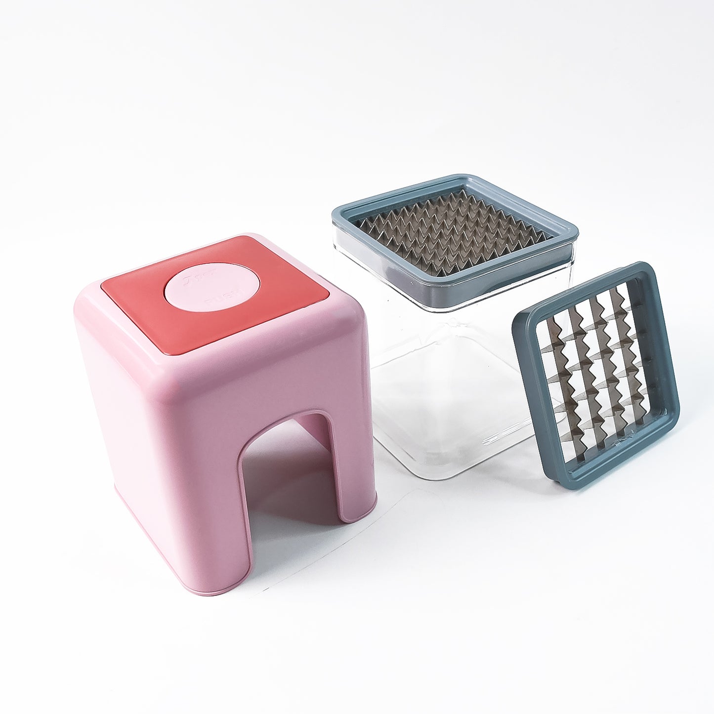 Apex Heavy Duty Potato Chipser Vegetable Chopper With Dual Blade Set - Springkart 