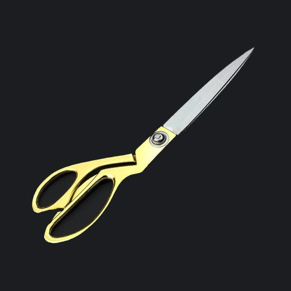 1546 Stainless Steel Tailoring Scissor Sharp Cloth Cutting For Professionals (8.5inch) (Golden) - Springkart 