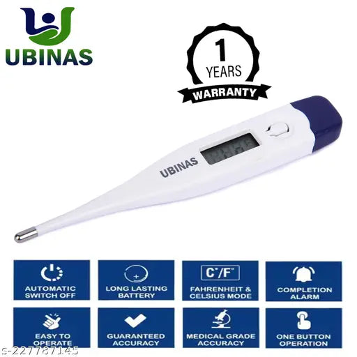 Digital thermometer for Kids & Adults Thermometer (White)