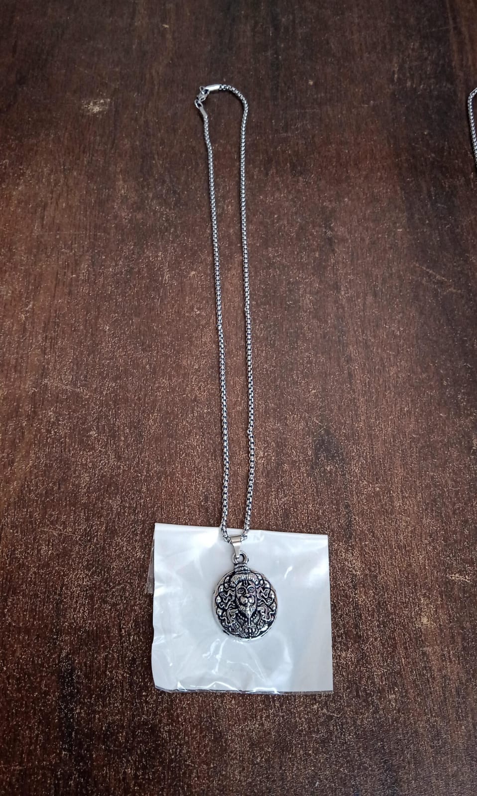 Hanuman Facelocket With Chain Pendant Necklace Chain (1 Pc) - Springkart 
