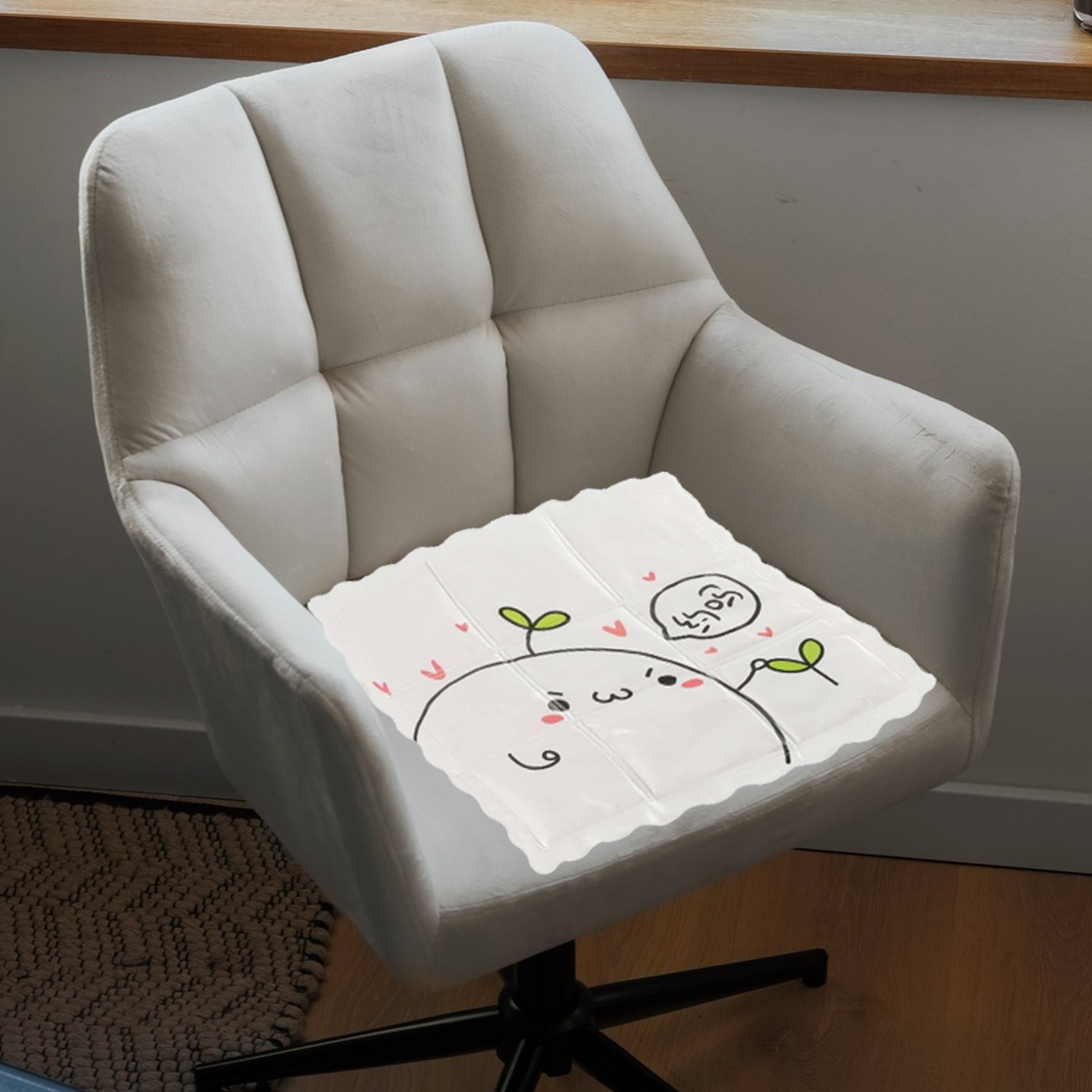 Ice Pad Cartoon Cute Summer Gel Cooling Office Cushion (3535 Cm 1 Pc) - Springkart 