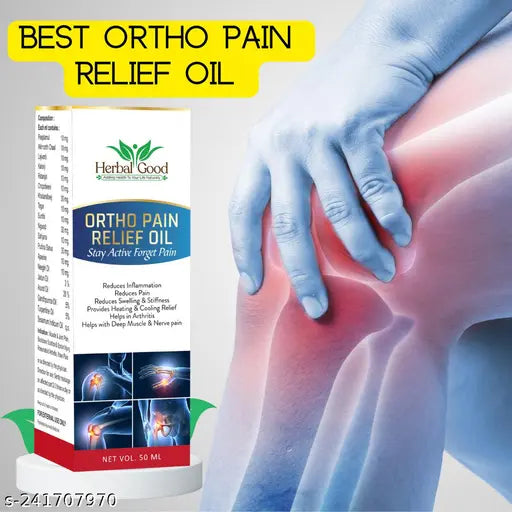 Herbal Good Ortho Pain Relief Oil for Joint, Body, Back, Knee, Legs, Shoulder Mahanarayan Oil -100ml (Pack of 2)