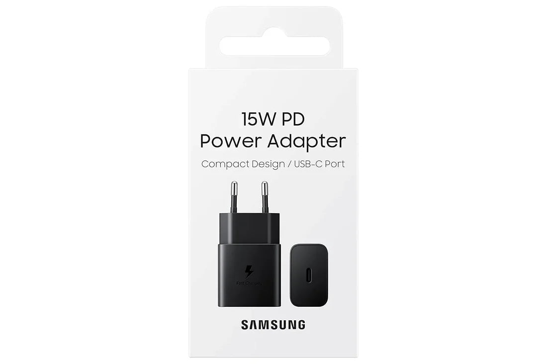 Samsung Original Travel Adapter (15W, Black).