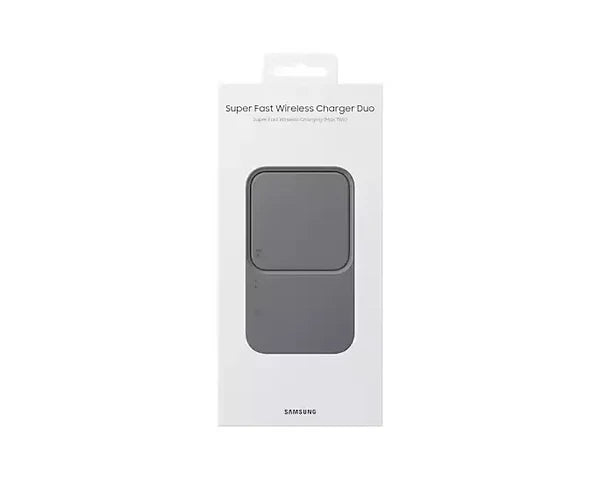 Samsung Original Wireless Charger Duo Pad (15W, Black)