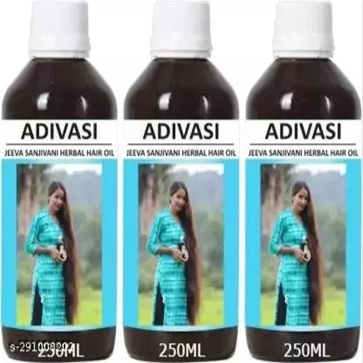ADIVASI Jeeva Sanjeevani Herbal Hair oil(750ML) - Springkart 