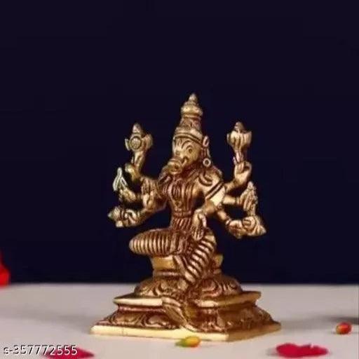 Pure brass-pital varahi Amman 8 handed statue idol Small size murti - Springkart 