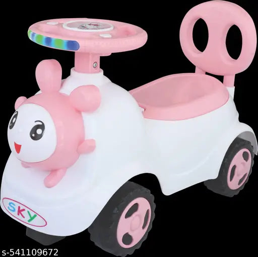 Very strong and nice toy for babies to sit on and walk on. Today  can find it in blue, pink, gray,  purple,yellow;'green/any  (multicolor) boys and girls [sound toys]
