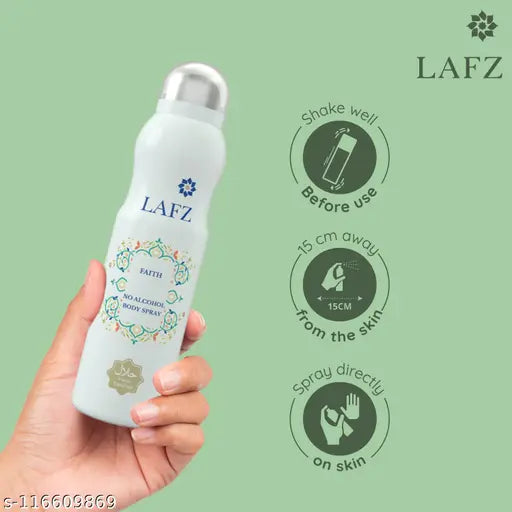 LAFZ Faith No Alcohol Long Lasting Body Spray Deodorant for Women 150 ml