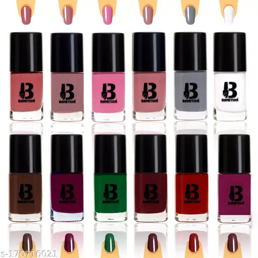 BANETION Long Stay High Glossy Matte Finish Nail paint set