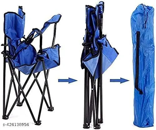Camping Folding Chair Outdoor Garden, Picnic, Travelling, Lawn, Patio Outdoor Chairs with Carrying Bag