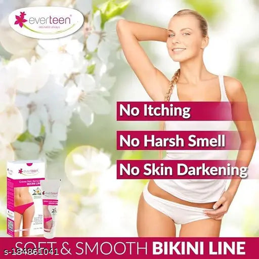 Everteen Hair Remover Creme for Bikini Line & Underarms – 1 Pack (100 gm) - Springkart 