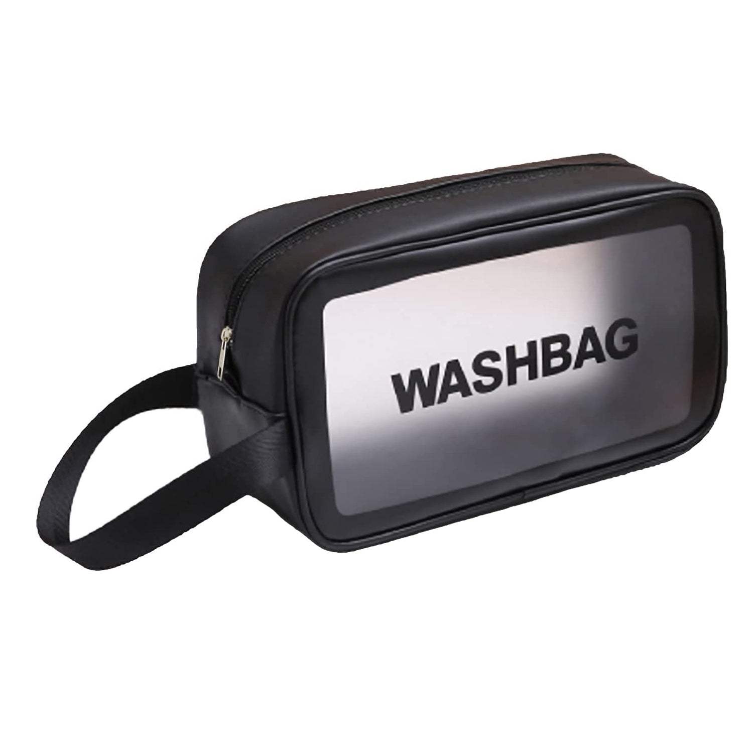Medium Zippered Cosmetic Pouch Toiletry Bag For Cosmetics (1 Pc) - Springkart 