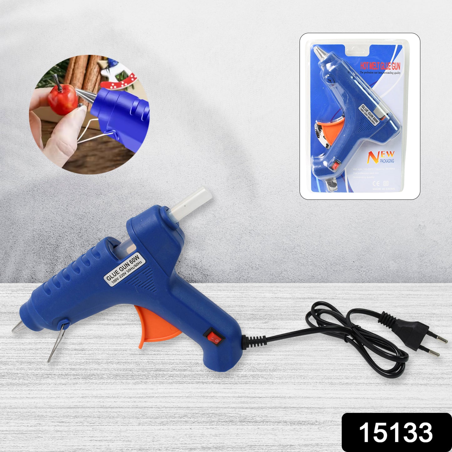 Professional 60 Watt With 2 Pcs Hot Melt Glue Stick On Off Switch (1 Pc) - Springkart 