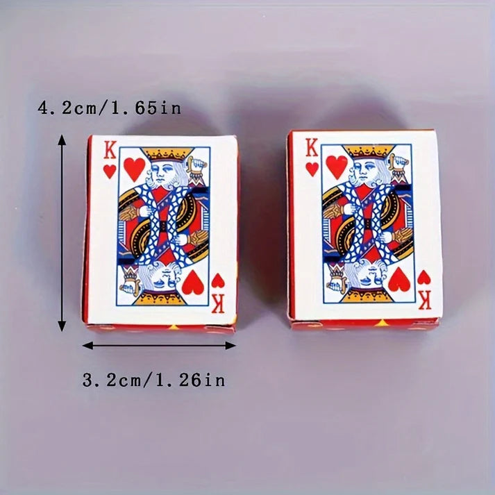 Mini Playing Cards – Travel Size, Durable, Fun Deck for Kids & Family Games