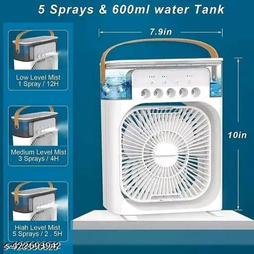 Trendy Portable Air cooler-Recharable Coller - Springkart 