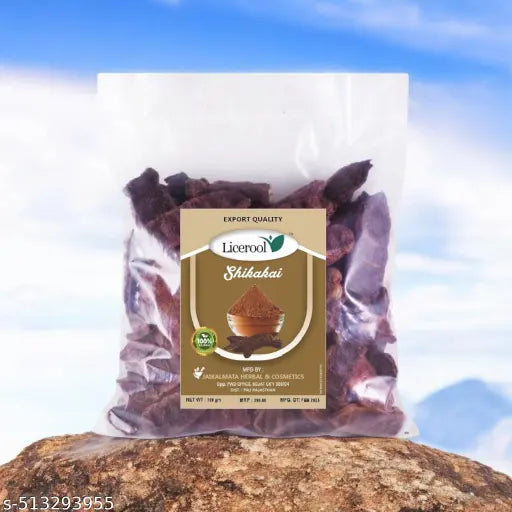 Licerool 100g Natural Shikakai Powder for Hair Growth & Hair Treatment - Springkart 
