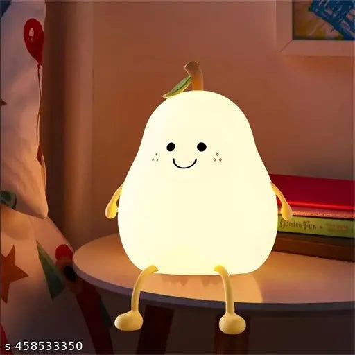 Night Light for Kids,Cute Silicone Nursery Pear Lamp for Baby and Toddler