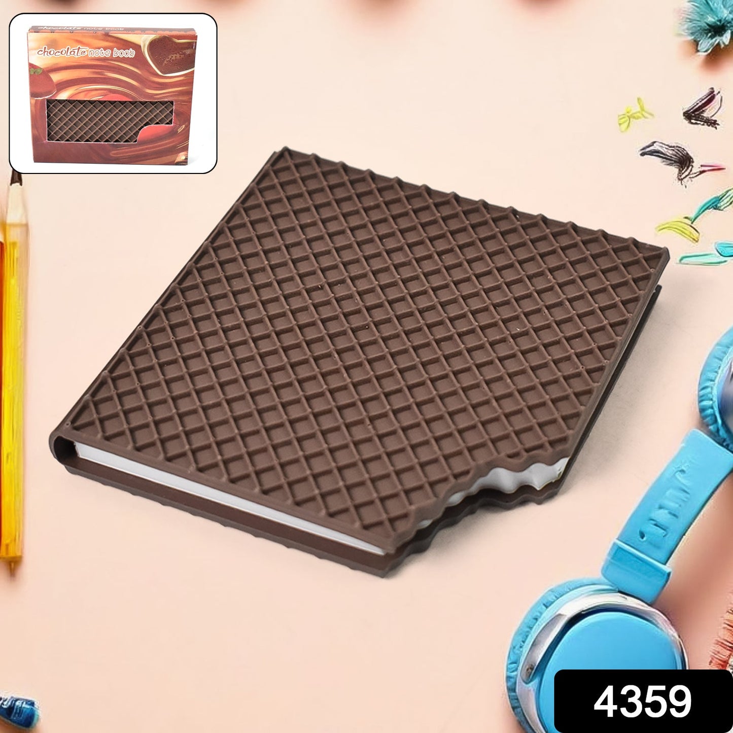 Chocolate Diary Notebooks Original Chocolate Smell Writing Practice Book Early Learning Copybook Premium Chocolate Book ( 1Pc Book ) - Springkart 