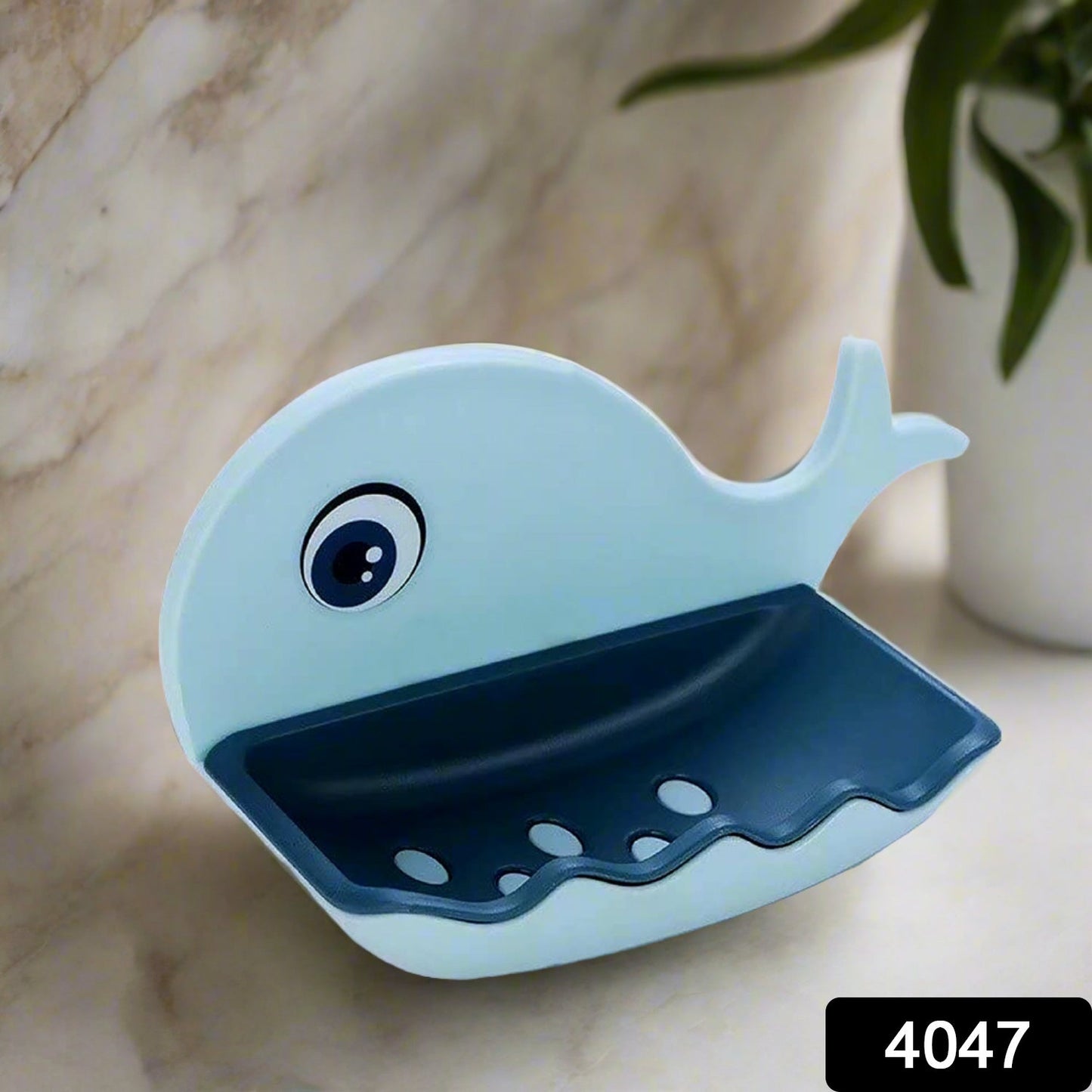 Fish Shape Double Layer Adhesive Waterproof Wall Mounted Soap Bar Holder Stand Rack for Bathroom Shower Wall Kitchen - Springkart 