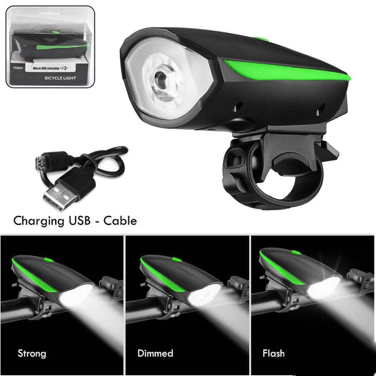 Rechargeable Bicycle LED Bright Light (1 Pc) - Springkart 