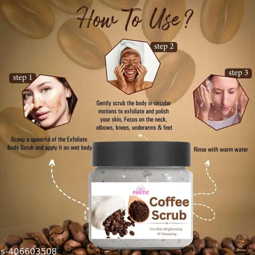 Papaya Cream 100gm, Coffee Scrub 100gm, White Aloe Vera Gel 100gm For Man & Woman - Springkart 