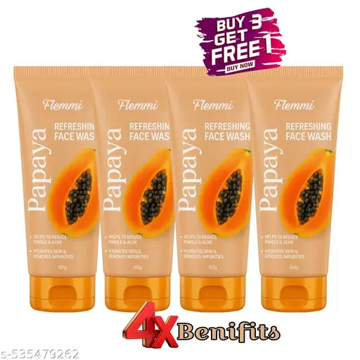 Flemmi Papaya Skin Naturals Facewash for Men & women