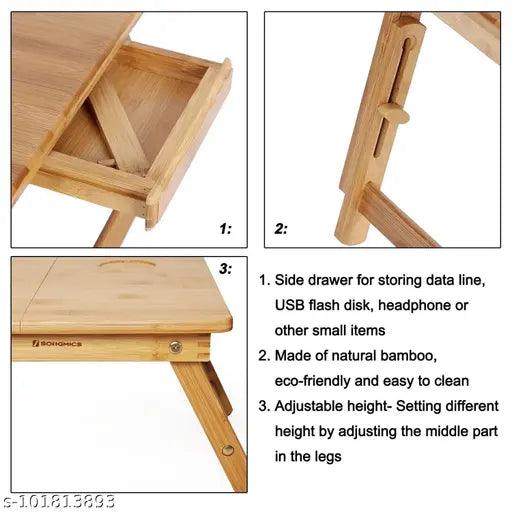 laptop table with cooling fans