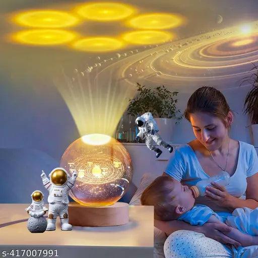 3D Crystal Ball Night Lamp,Solar System Crystal Ball Night Light,