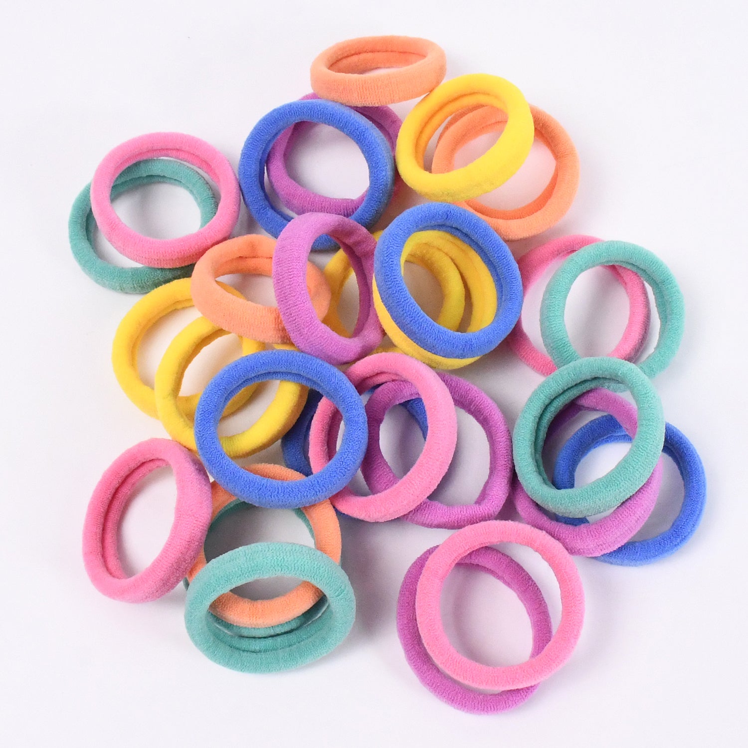 Mini Hair Ties Mini Hairlines Mini Hairbands (30 Pcs Set) - Springkart 