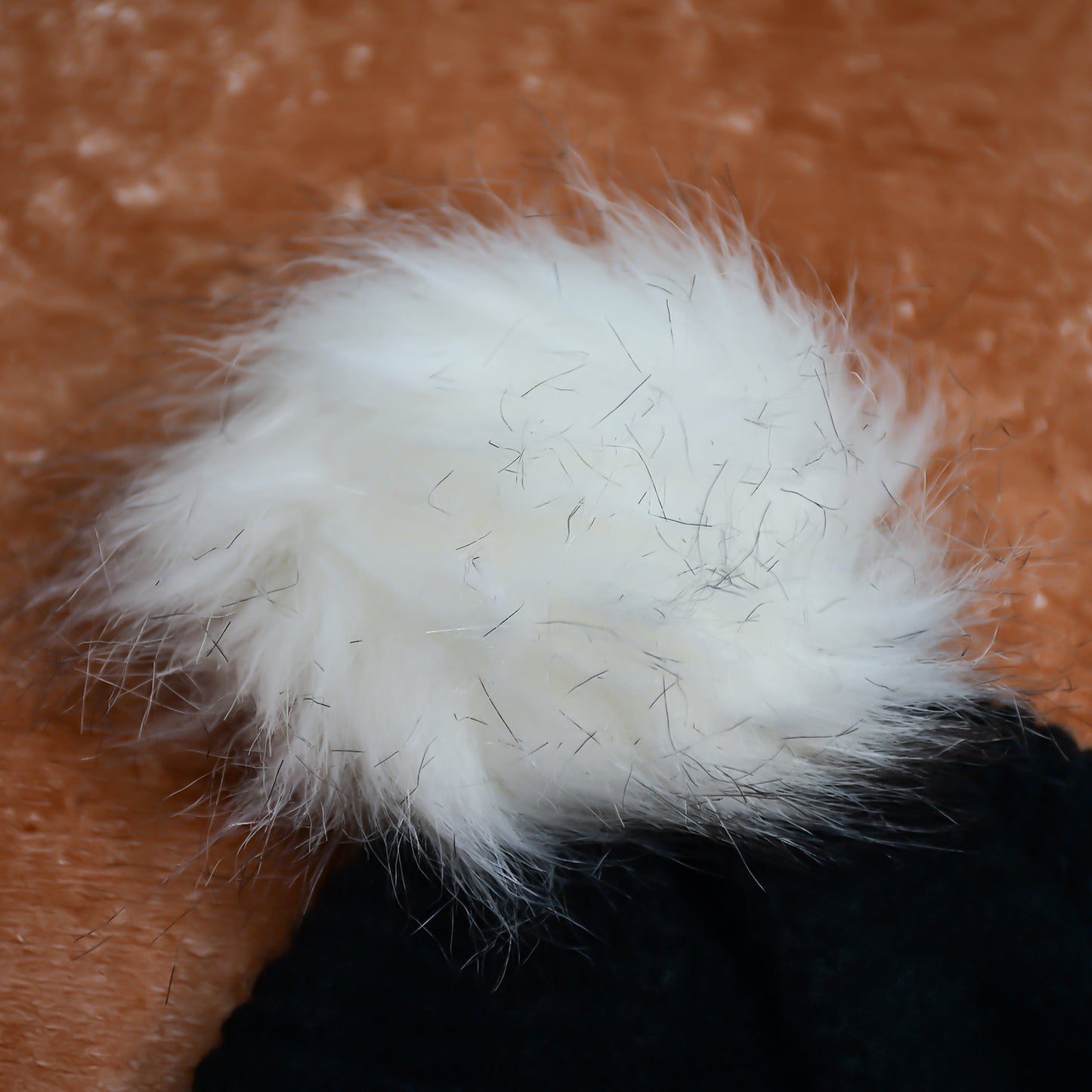 6342 Mens And Womens Skull Slouchy Winter Woolen Knitted Black Inside Fur Beanie Cap. - Springkart 