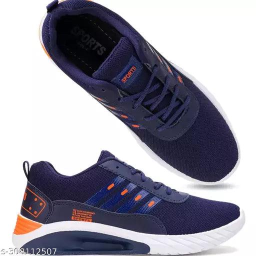 XEBOX 2008-NAVY-ORANGE Pvc Men's Sport Shoes - Springkart 