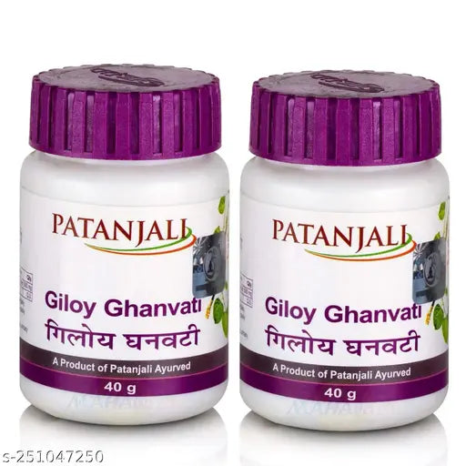 Patanjali Divya Giloy Ghanvati 60 N pack of 2