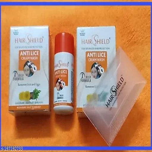 hair shield-anti lice cream wash 30ml (Hair Care/Shampoo) pack of 2