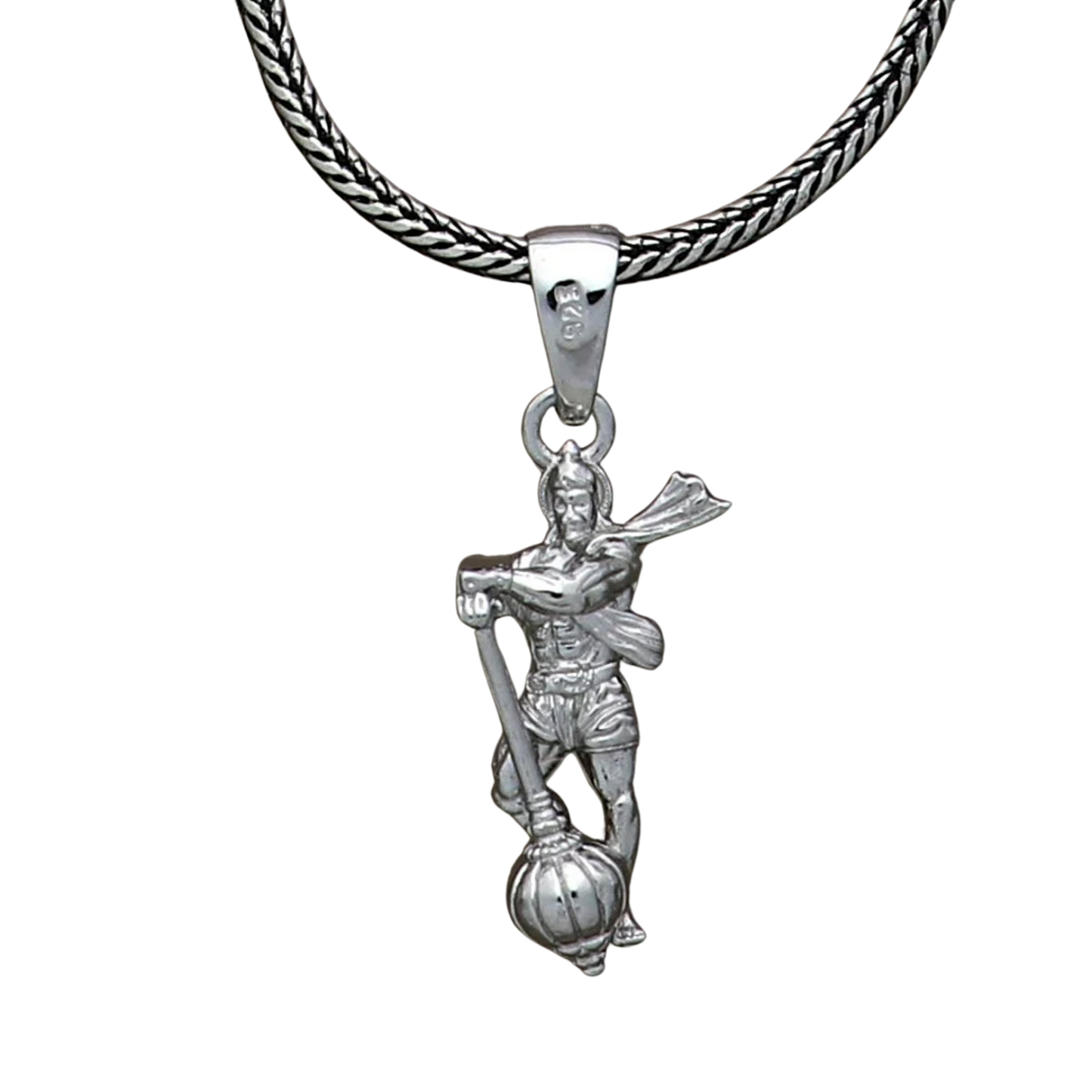 Hanuman Ji Pendant With Gada Religious Jewellery For Men And Women (1 Pc) - Springkart 
