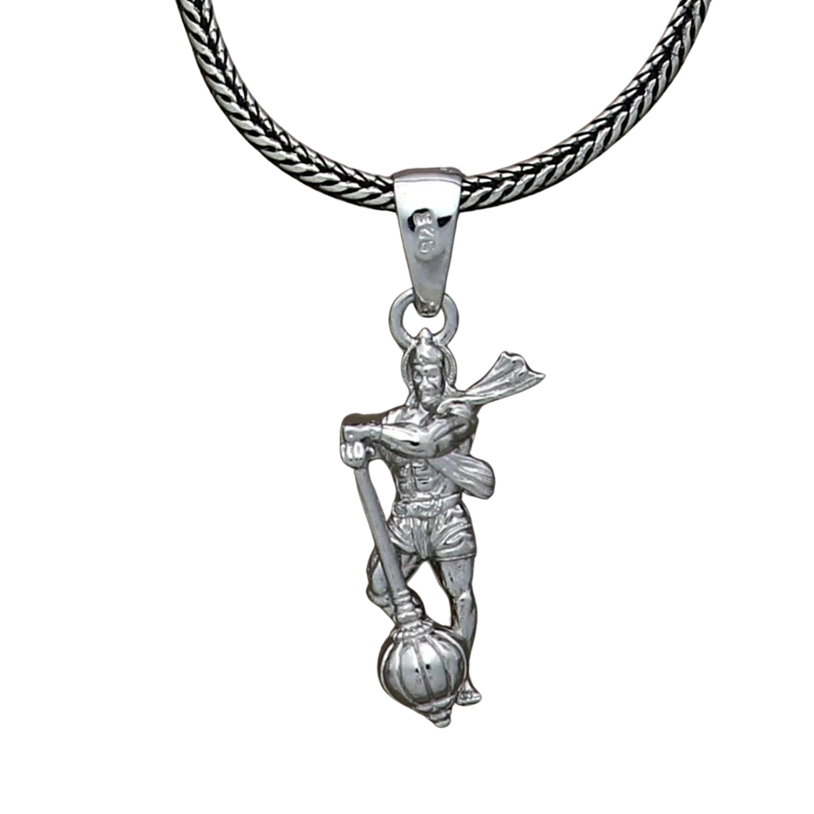 Hanuman Ji Pendant With Gada Religious Jewellery For Men And Women (1 Pc) - Springkart 