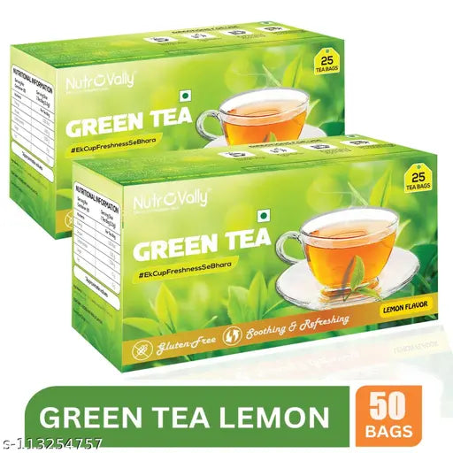 Lemon Green Tea For Weight Loss|Lemon Green Tea (50 Tea Bags)