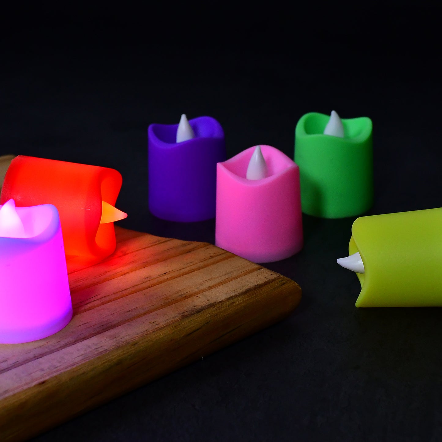 6430 1pc Festival Decorative - Led Tealight Candles Battery Operated Candle Ideal For Party. - Springkart 