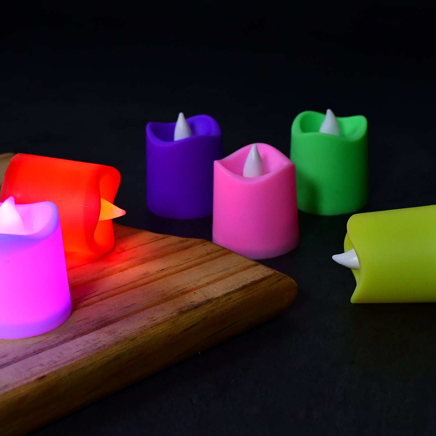 6430 1pc Festival Decorative - Led Tealight Candles Battery Operated Candle Ideal For Party. - Springkart 