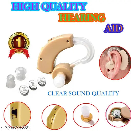 New Best Ear Hearinng Tool For Hearing Loss People Bte Device Adjustable Sound Voice Control