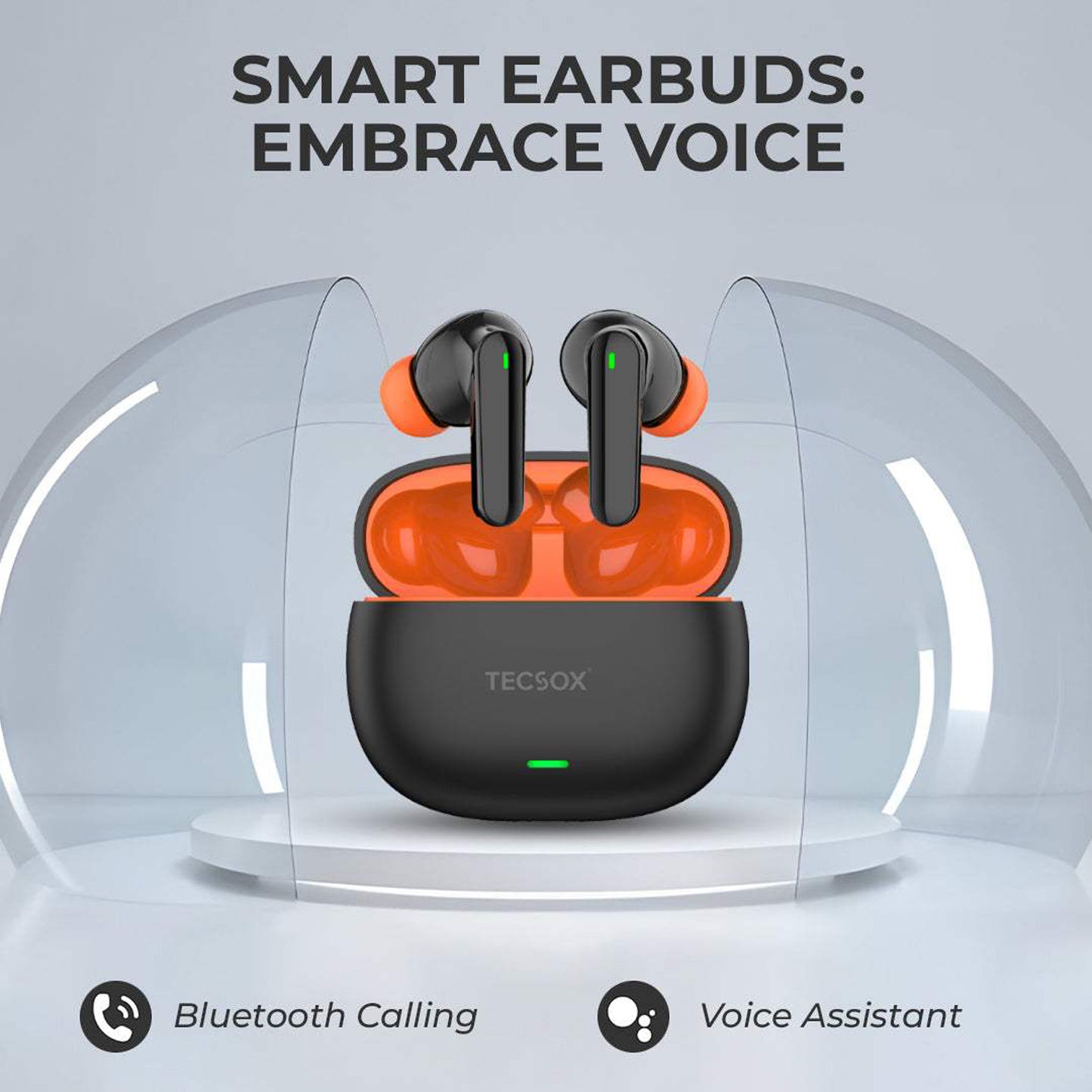 Audiox Bluetooth Earbuds 40 Hr Powerful Bass (1 Pc) - Springkart 
