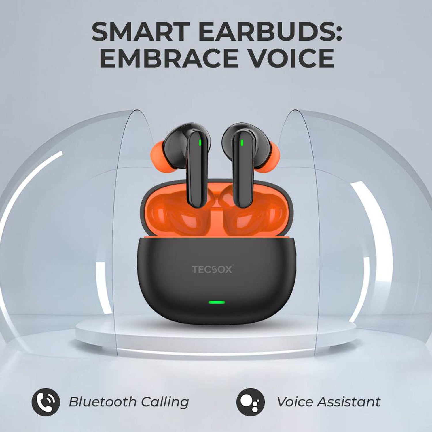 Audiox Bluetooth Earbuds 40 Hr Powerful Bass (1 Pc) - Springkart 