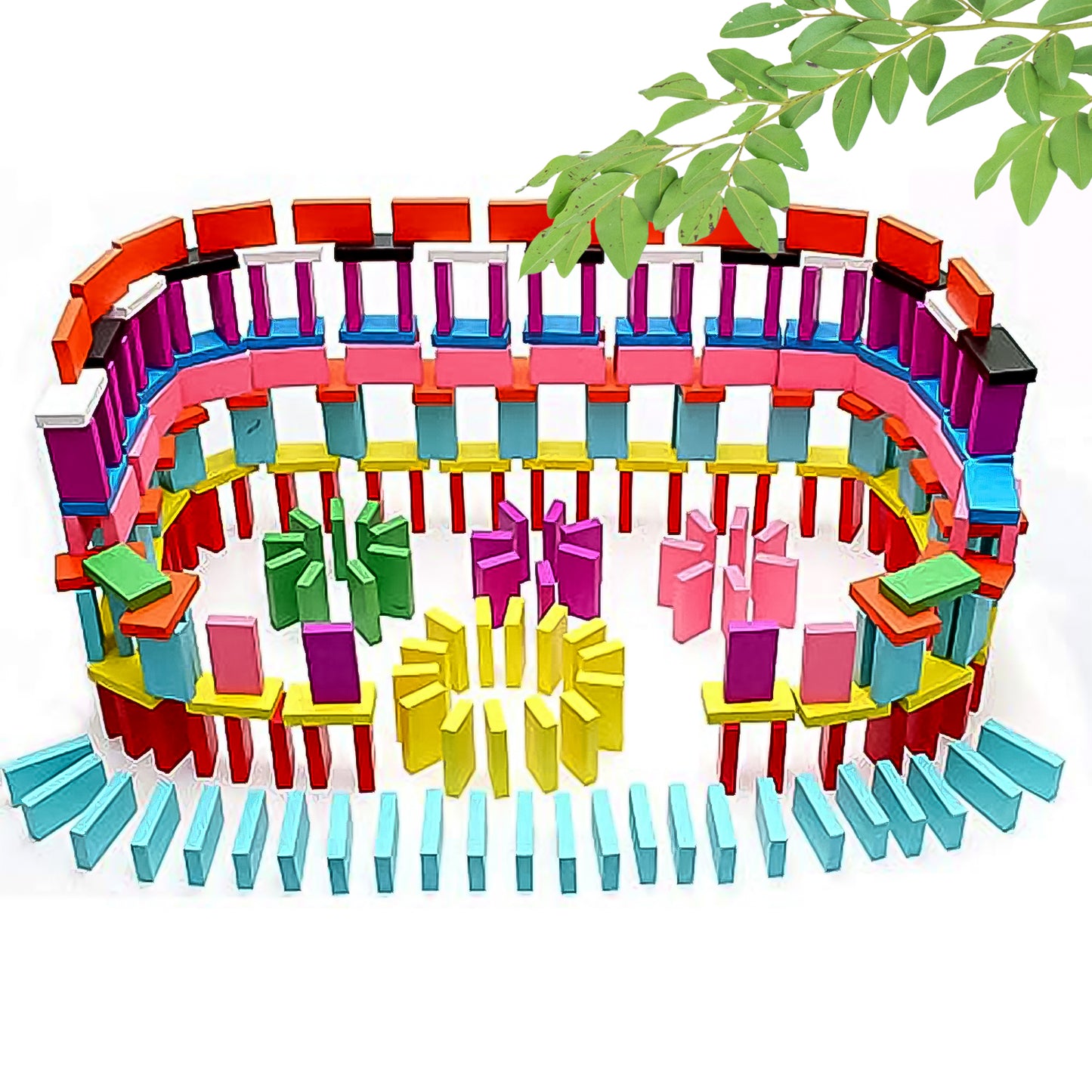 Kids 120 Domino Blocks Dominoes (120 Pcs Set) - Springkart 