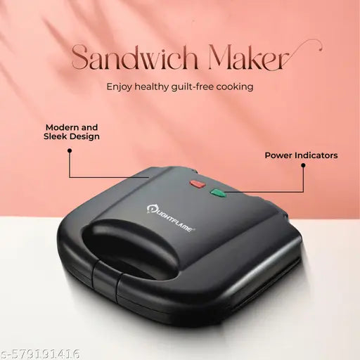 Non-Stick Electric Sandwich Maker – 750 W Powerful Grill for Crispy & Delicious Results