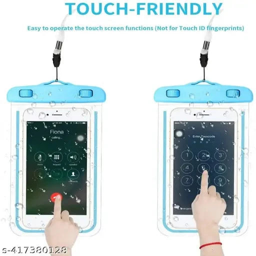 2 Pcs of ABS Universal Waterproof Phone Holder Pouch