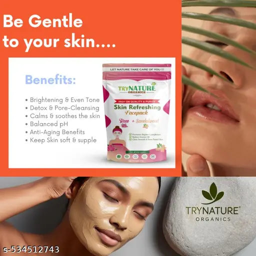 4 Combo Packs Of Instant Glow, D-Tan Removal, Skin Brightening & Refreshing| Blend of Beetroot, Orange Peel, Chandan, Hibiscus & Rose | DIY Face Pack Powder for Skin Whitening | All Skin Types (280g)