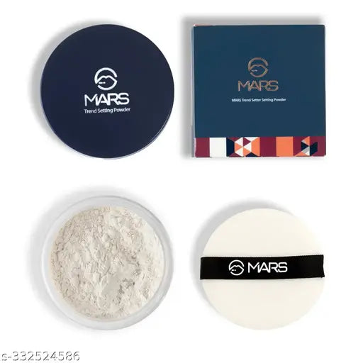 MARS Trend Setting Loose Powder | Lightweight & Long Lasting | Ultra Fine Setting Powder for Face Makeup (8.0 gm) 01-Banana