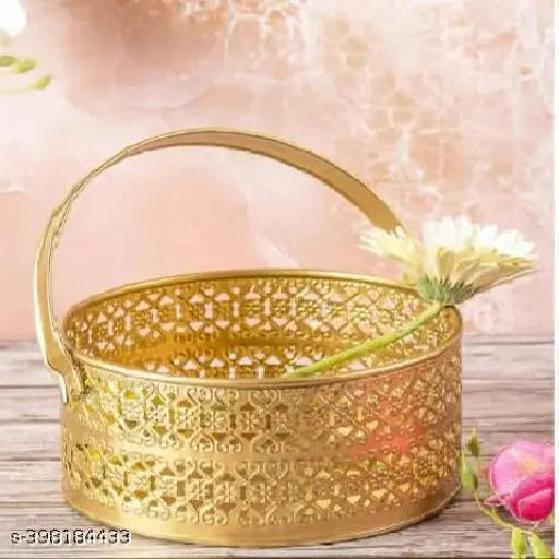 Temple Basket Golden finishing                                 Diwali Gift !!!